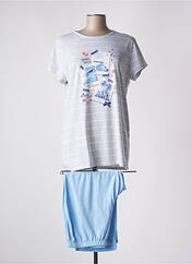 Pyjama bleu MASSANA pour femme seconde vue