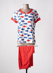 Pyjama rouge LEON & LEONIE pour femme seconde vue