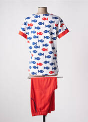 Pyjama rouge LEON & LEONIE pour femme seconde vue