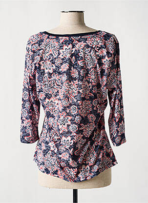 T-shirt manches 3/4 manches 3/4 bleu CONCEPT K femme