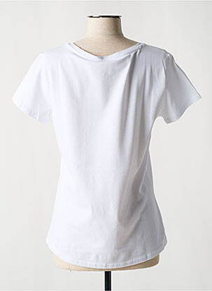 T-shirt sérigraphie manches courtes blanc JENSEN femme
