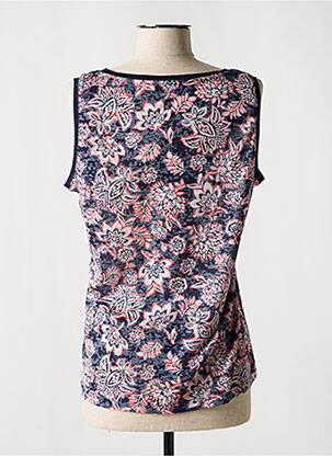 Débardeur col v sans manche bleu CONCEPT K femme