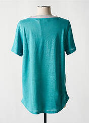 T-shirt bleu BLANC BONNET pour femme seconde vue