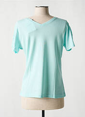 T-shirt bleu I.ODENA pour femme seconde vue