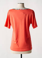 T-shirt orange TELMAIL pour femme seconde vue