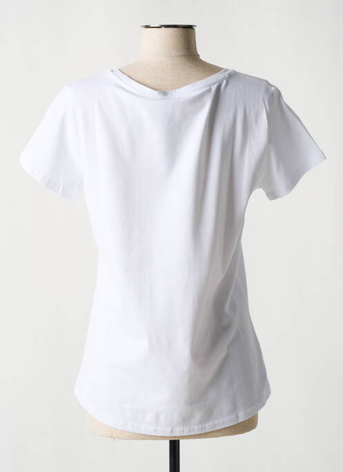 T-shirt sérigraphie manches courtes blanc JENSEN femme