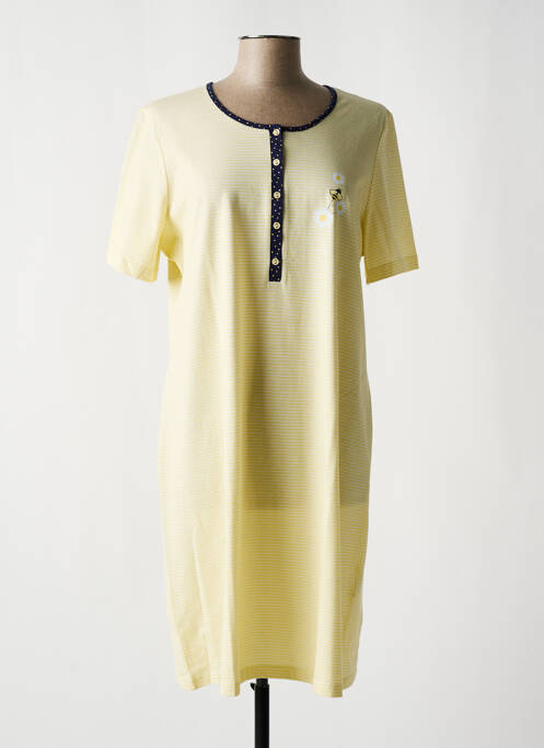 Chemise de nuit jaune RINGELLA pour femme