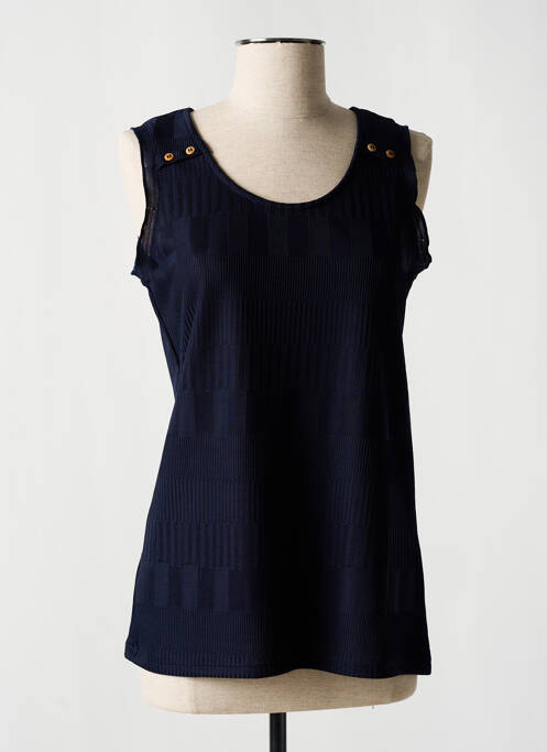 Débardeur bleu MASSANA pour femme