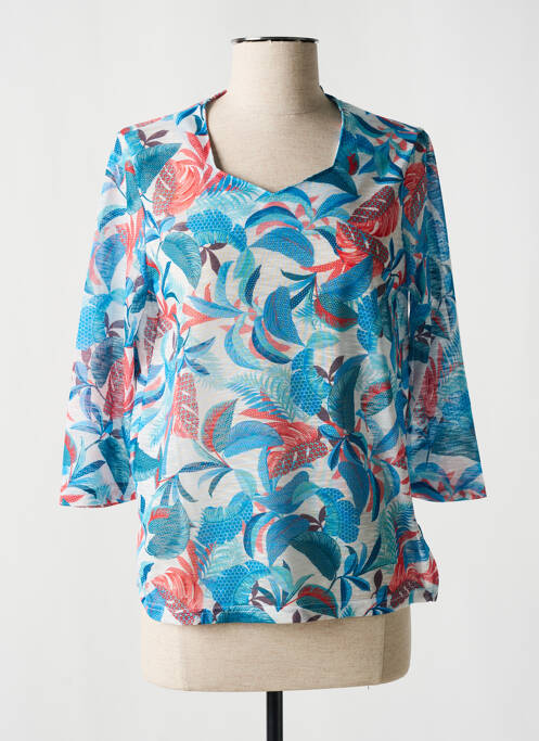 T-shirt bleu ELEANE pour femme