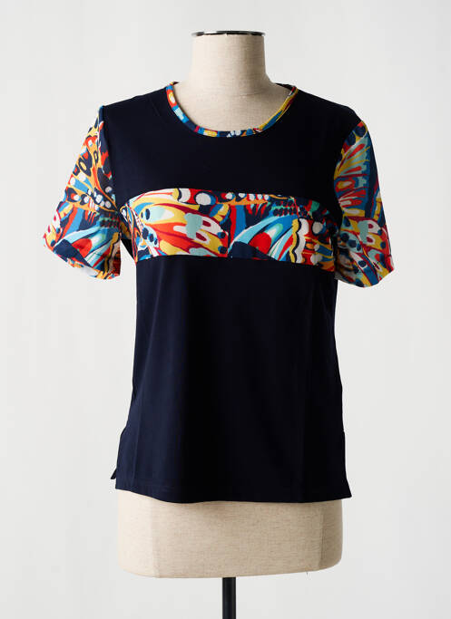 T-shirt bleu ELEANE pour femme