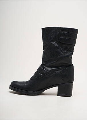 Bottines/boots matière lisse talon de 4 à 6cm noir ESPACE femme
