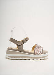 Sandales/Nu pieds gris SOFTWAVES pour femme seconde vue