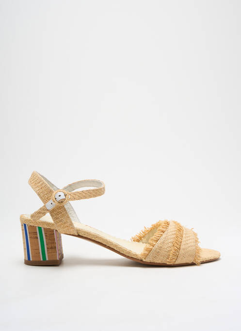 Sandales/Nu pieds beige MELLOW YELLOW pour femme