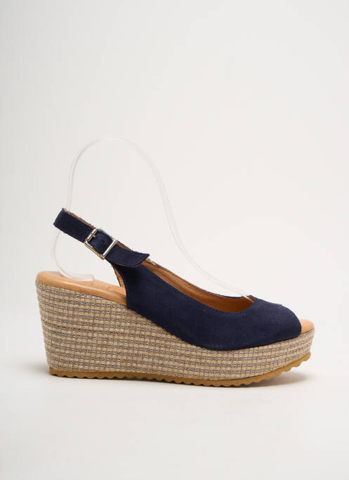 Sandales/Nu pieds bleu RAQUEL PEREZ pour femme