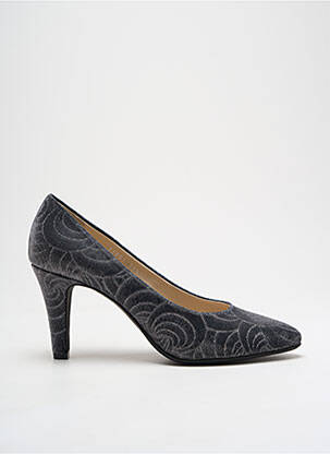 Escarpins tissage satiné talon de 4 à 6cm argent BRUNATE femme