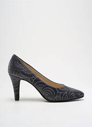 Escarpins tissage satiné talon de 4 à 6cm argent BRUNATE femme