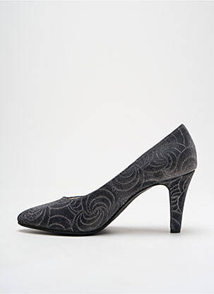 Escarpins tissage satiné talon de 4 à 6cm argent BRUNATE femme