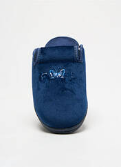 Chaussons/Pantoufles bleu LA VAGUE pour femme seconde vue