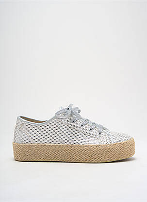 Espadrilles argent CAFE NOIR pour femme