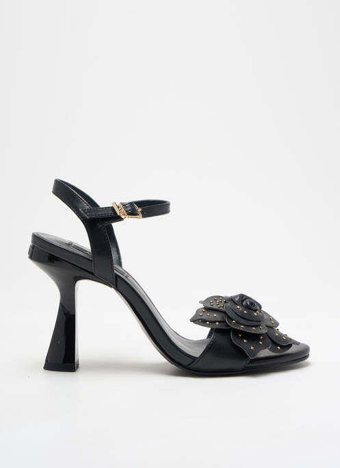 Sandales/nu pieds matière lisse talon de 7 à 9cm noir LIU JO femme