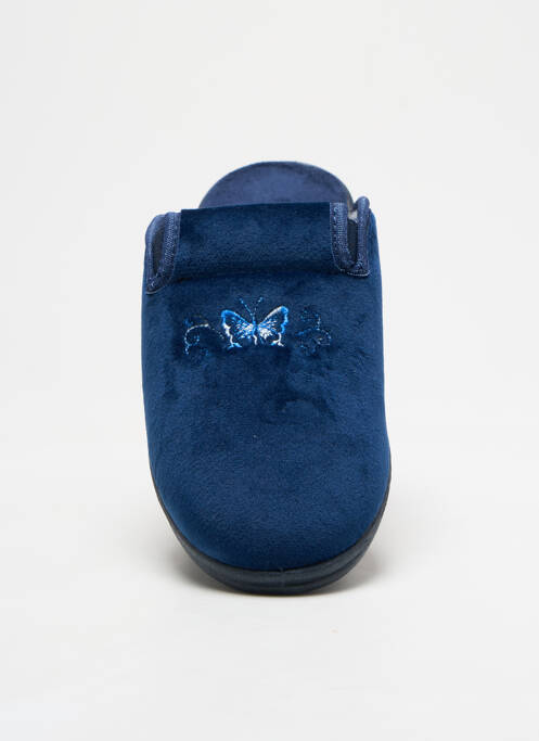 Chaussons/Pantoufles bleu LA VAGUE pour femme