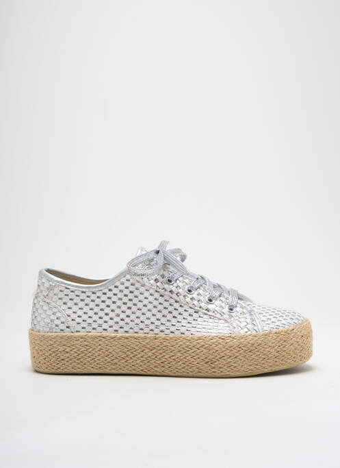 Espadrilles argent CAFE NOIR pour femme