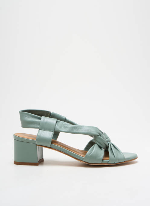 Sandales/Nu pieds vert NAGUISA pour femme