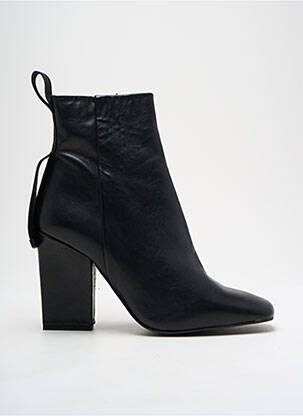Bottines/boots matière lisse talon de 7 à 9cm noir CHIO femme