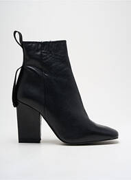 Bottines/boots matière lisse talon de 7 à 9cm noir CHIO femme
