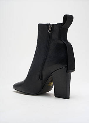 Bottines/boots matière lisse talon de 7 à 9cm noir CHIO femme