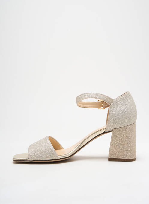 Sandales/Nu pieds or HOGL pour femme