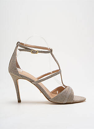 Sandales/nu pieds type de semelle amortissante talon de 7 à 9cm or JULIE DEE femme