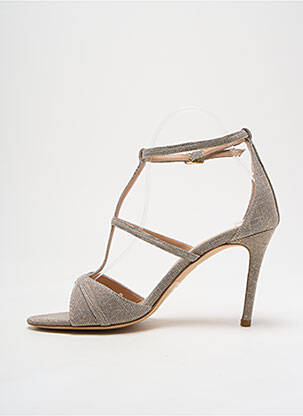 Sandales/nu pieds type de semelle amortissante talon de 7 à 9cm or JULIE DEE femme
