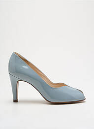 Escarpins matière lisse talon de 4 à 6cm bleu PETER KAISER femme