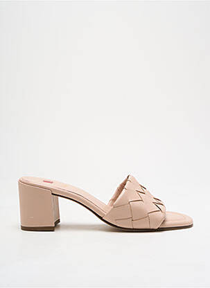 Mules/sabots talon compensé talon de 4 à 6cm rose HOGL femme