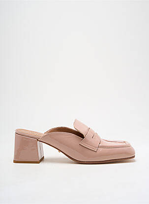 Mules/Sabots rose JULIE DEE pour femme