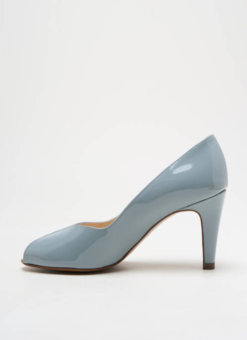 Escarpins matière lisse talon de 4 à 6cm bleu PETER KAISER femme