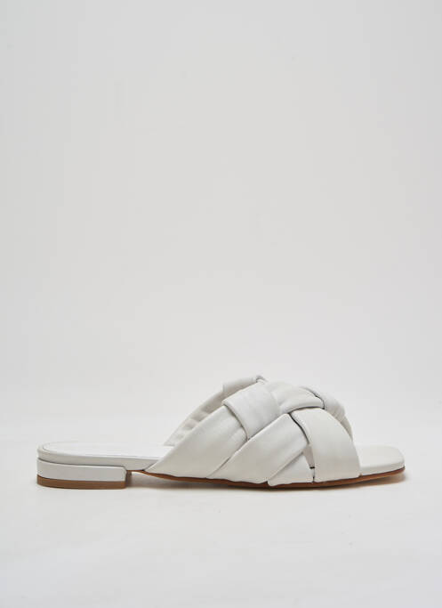 Mules/Sabots blanc JULIE DEE pour femme