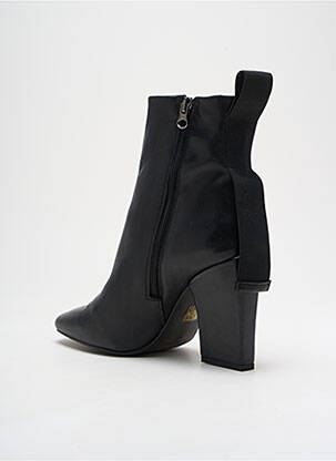 Bottines/boots matière lisse talon de 7 à 9cm noir CHIO femme