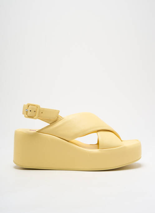Sandales/Nu pieds jaune HOGL pour femme
