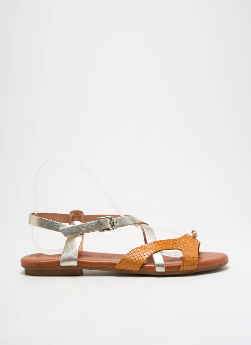 Sandales/Nu pieds orange RAQUEL PEREZ pour femme