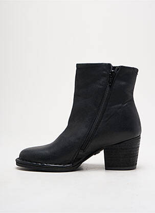 Bottines/boots matière lisse talon de 4 à 6cm noir FLY LONDON femme