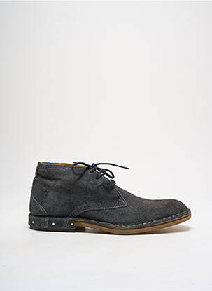 Bottines/boots nubuck talon bas gris FLY LONDON homme