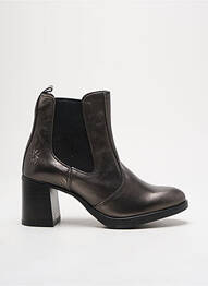 Bottines/boots matière lisse talon de 4 à 6cm gris FLY LONDON femme