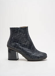 Bottines/boots tissage satiné talon de 4 à 6cm gris NEOSENS femme