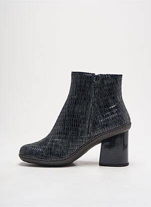 Bottines/boots tissage satiné talon de 4 à 6cm gris NEOSENS femme