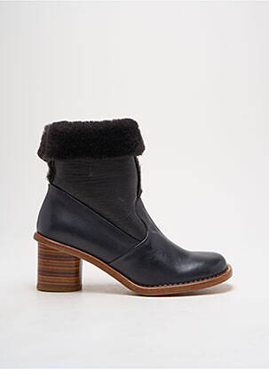 Bottines/boots matière lisse talon de 4 à 6cm bleu NEOSENS femme