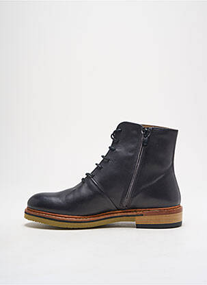 Bottines/boots matière lisse talon plat jusqu'à 3cm bleu NEOSENS femme