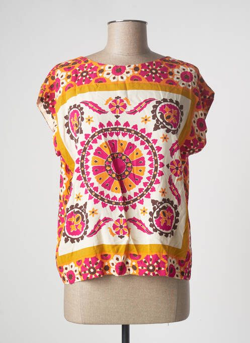 Blouse rose LA FEE MARABOUTEE femme