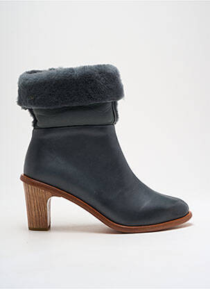 Bottines/boots matière lisse talon de 4 à 6cm gris NEOSENS femme